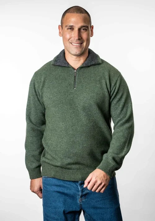 TR8007 Zip Collar Jumper
