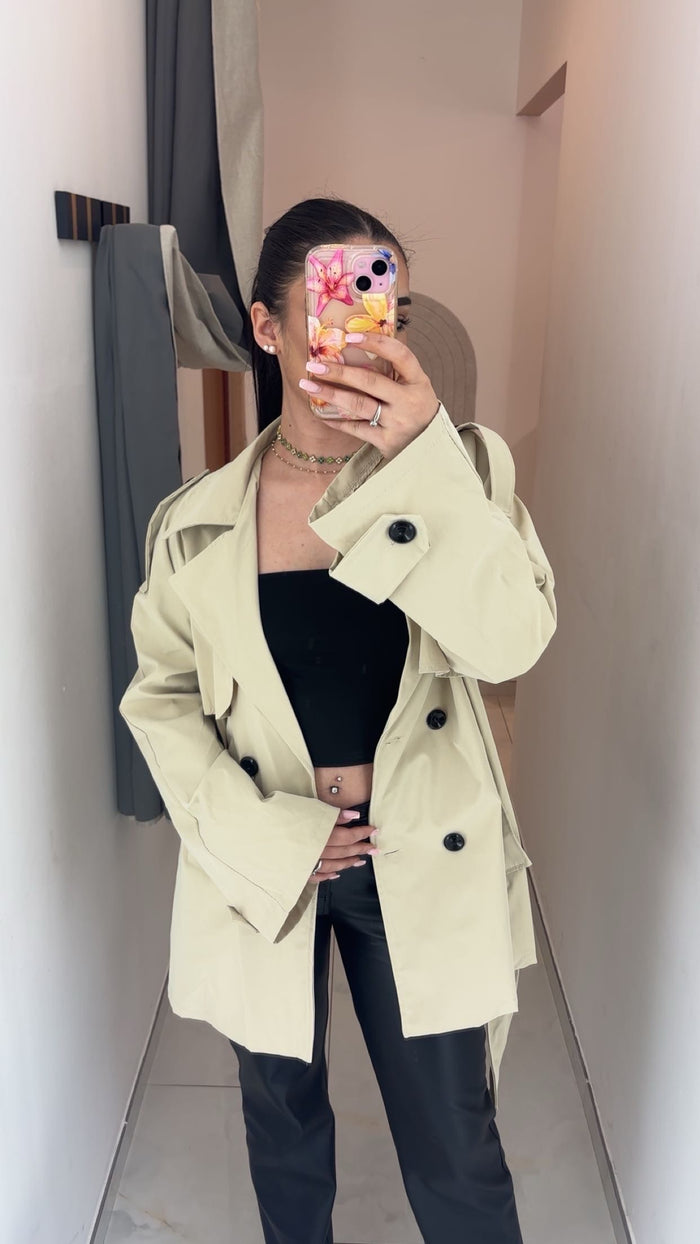 Trench-Coat Femme Élégant