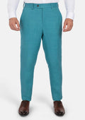 Turkish Blue Linen Pants - SARTORO