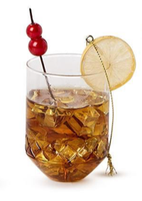 Two's Company Holiday Cheer Signature Cocktail Ornament