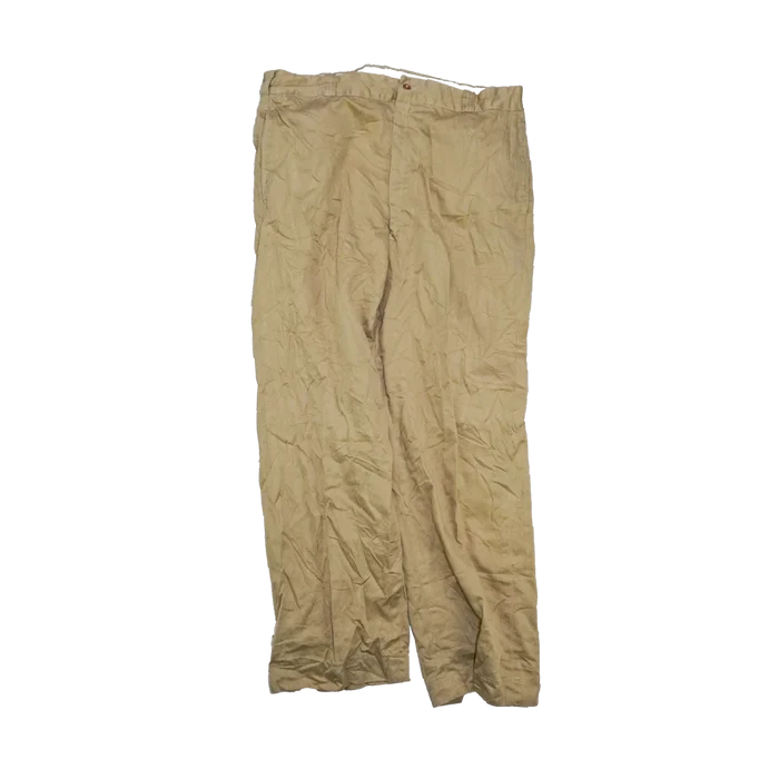 US Army Khaki Chino Trousers - 38x29, Large - US Army Surplus - Dress Trousers