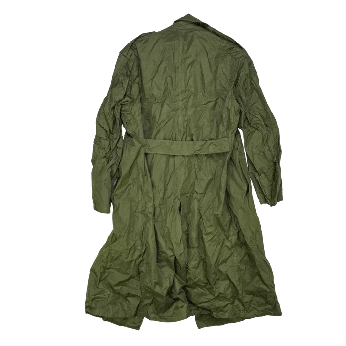 US Army Olive Nylon Raincoat - 36R, Small, Item 2 - US Army Surplus - Rain Jackets