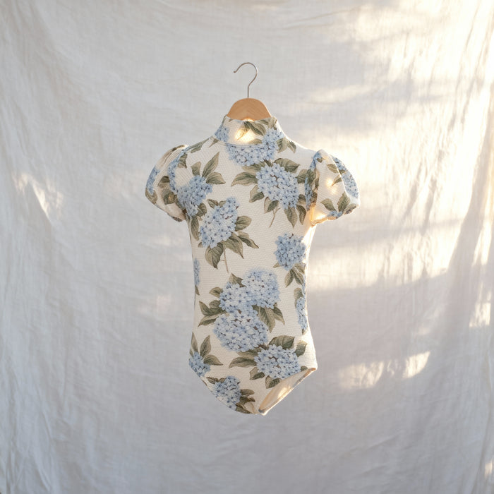 Petit Playa Valentina Swimsuit in Bloom print, sun-safe UPF50+ swimwear for babies and girls — image 2