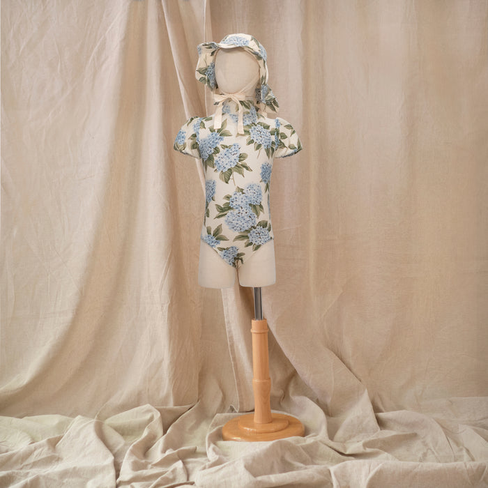 Petit Playa Valentina Swimsuit in Bloom print, sun-safe UPF50+ swimwear for babies and girls — image 5