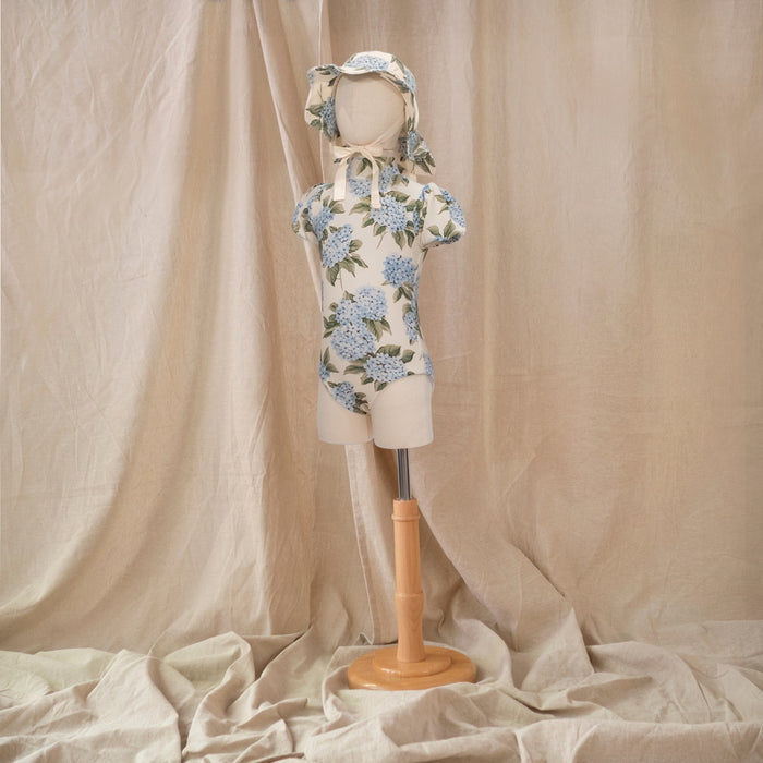 Petit Playa Valentina Swimsuit in Bloom print, sun-safe UPF50+ swimwear for babies and girls — image 6