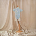 Petit Playa Valentina Swimsuit in Hydrangea print, sun-safe UPF50+ swimwear for babies and girls — image 2