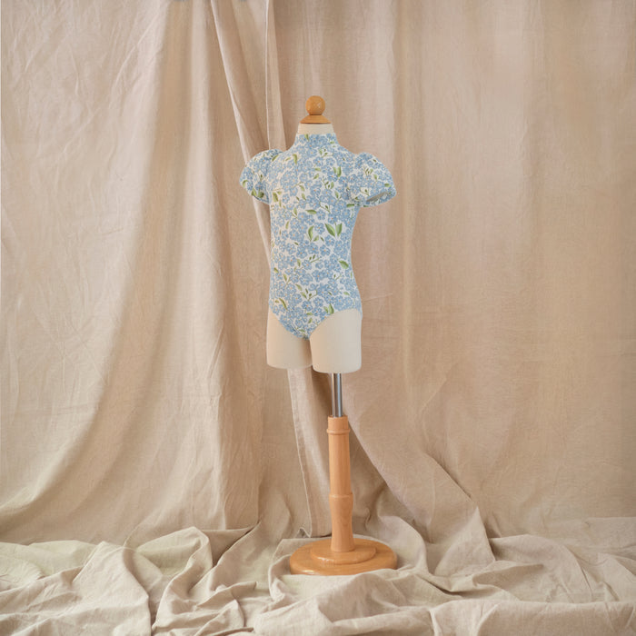 Petit Playa Valentina Swimsuit in Hydrangea print, sun-safe UPF50+ swimwear for babies and girls — image 5