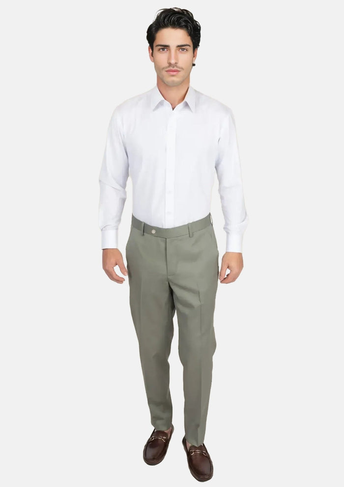 Verona Sage Twill Pants - SARTORO
