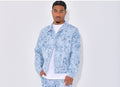 Veste en Jean Effilé Bleu Ciel