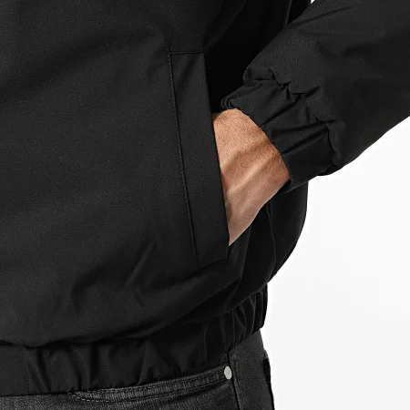Veste réversible imperméable 2 en 1 blanc et noir
