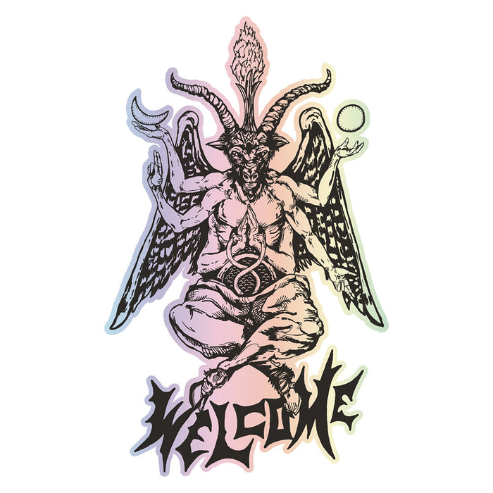 Welcome Bapholit Sticker Black/Foil pure boardshop