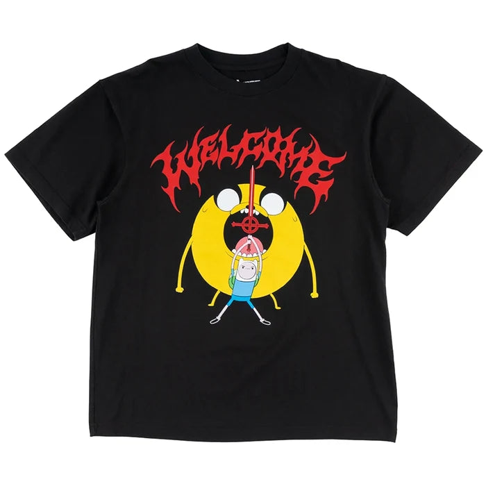 Welcome X Adventure Time Reality T-Shirt black pure boardshop