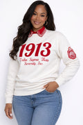 White 1913 DST Shield Sweatshirt