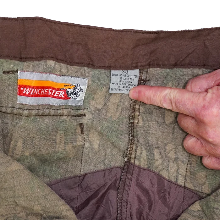 Winchester Trebark Camo Hunting Trousers - 38, Large - Army & Outdoors - Cargo Trousers