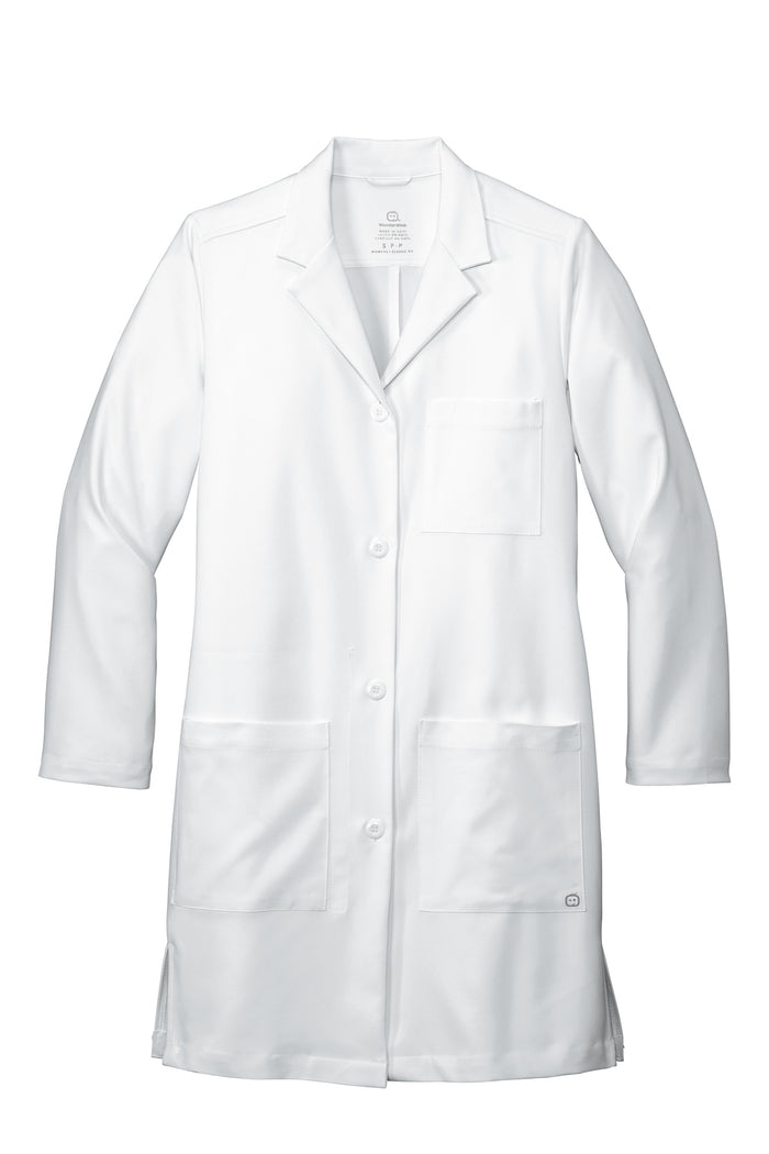 Wink® Women’s Long Lab Coat | WW4172 - The Lemon Print & Design Studio