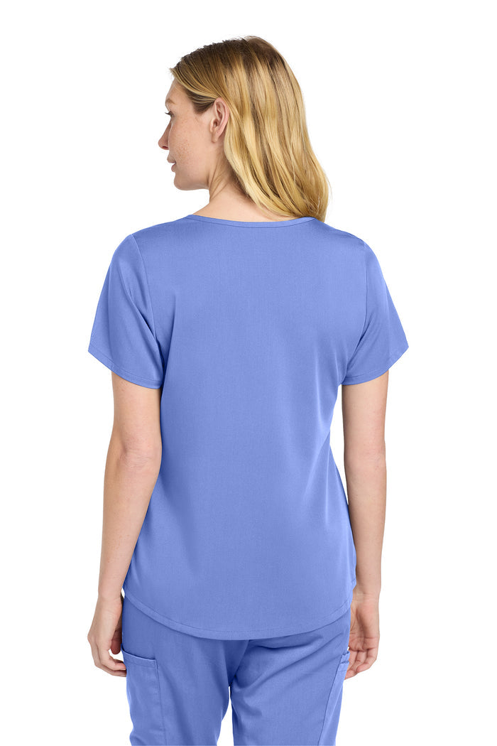 Wink® Women’s Premiere Flex™ Mock Wrap Top | WW4268 - The Lemon Print & Design Studio