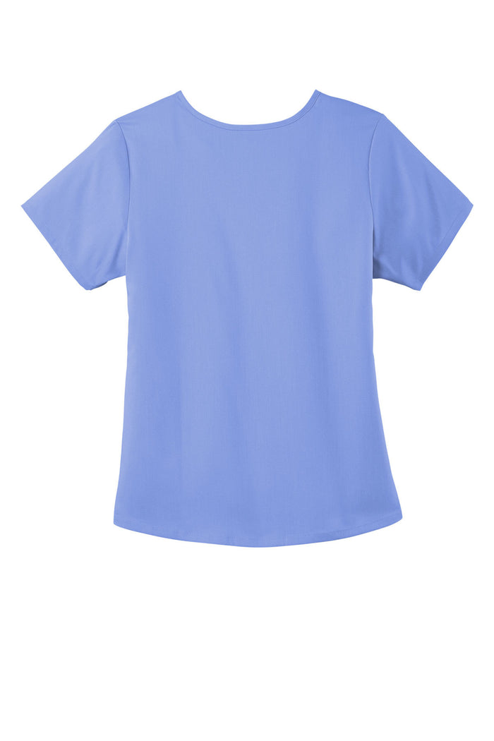 Wink® Women’s Premiere Flex™ Mock Wrap Top | WW4268 - The Lemon Print & Design Studio