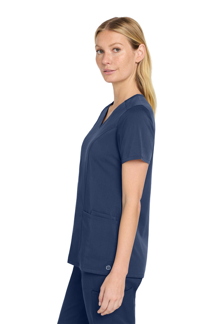 Wink® Women’s Premiere Flex™ V-Neck Top | WW4168 - The Lemon Print & Design Studio