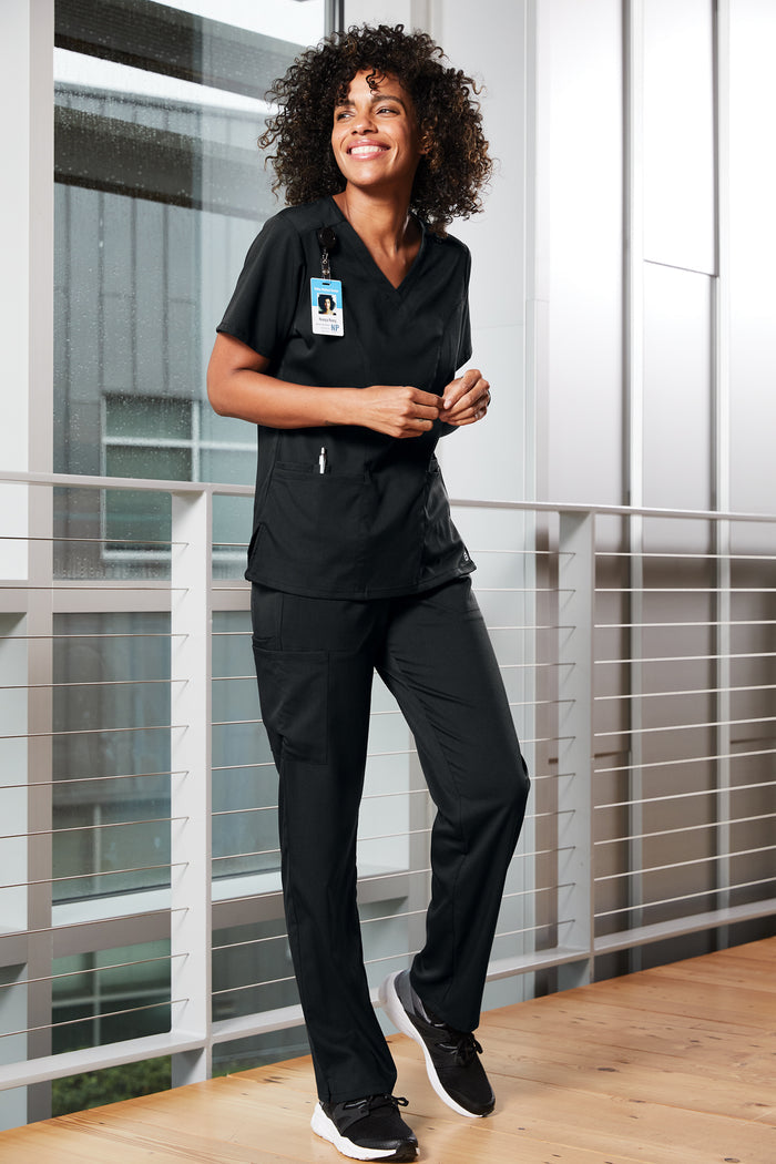 Wink® Women’s Premiere Flex™ V-Neck Top | WW4168 - The Lemon Print & Design Studio
