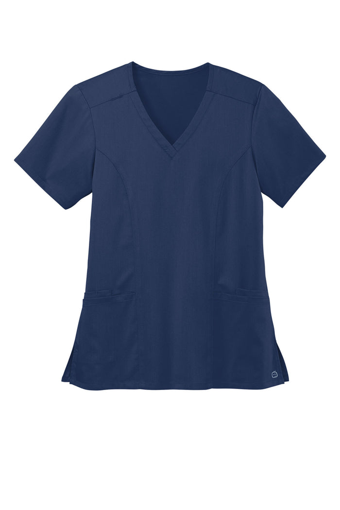Wink® Women’s Premiere Flex™ V-Neck Top | WW4168 - The Lemon Print & Design Studio