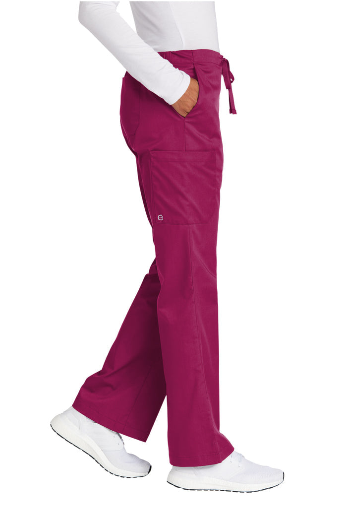 Wink® Women’s Petite WorkFlex Flare Leg Cargo Pant | WW4750P | Petite - The Lemon Print & Design Studio