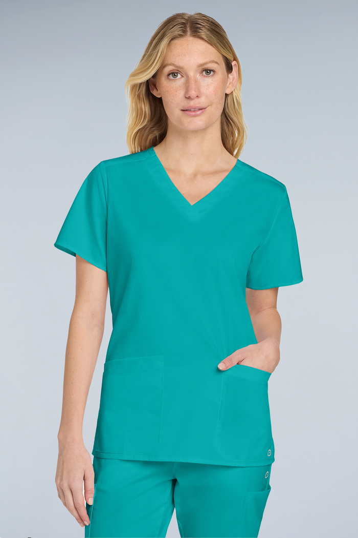Wink® Women’s WorkFlex™ V-Neck Top | WW4560 - The Lemon Print & Design Studio
