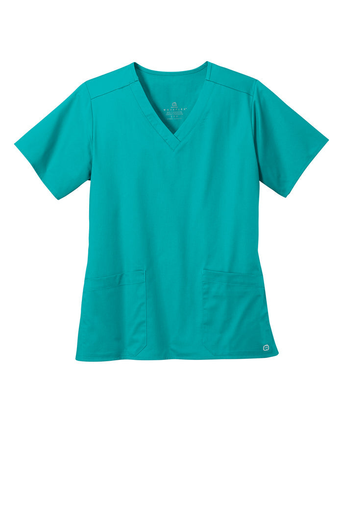 Wink® Women’s WorkFlex™ V-Neck Top | WW4560 - The Lemon Print & Design Studio