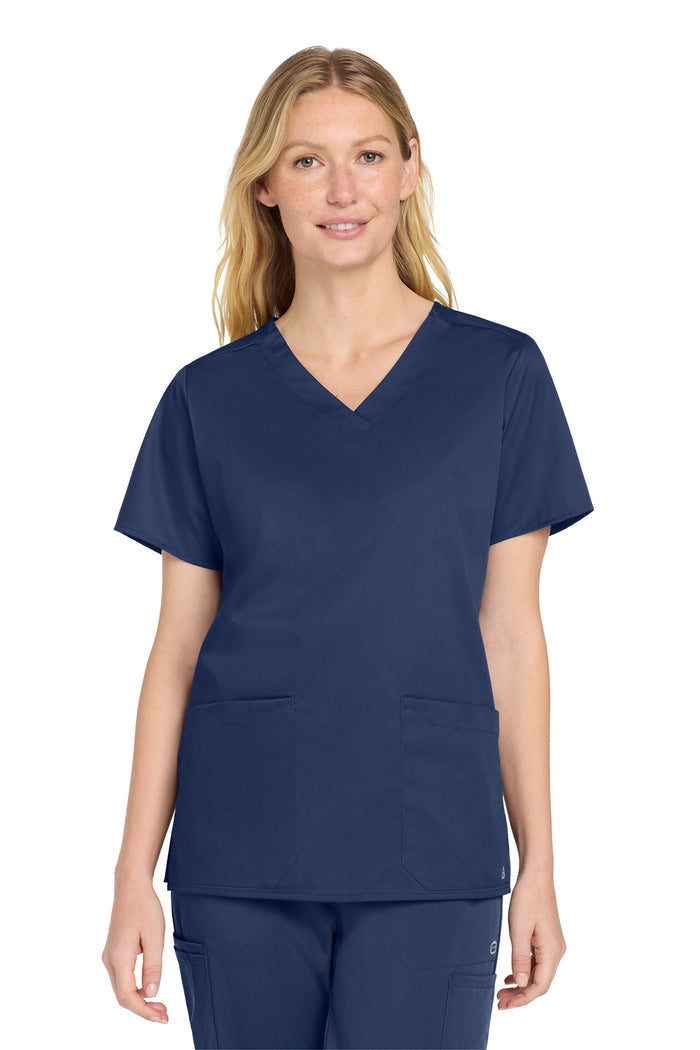 Wink® Women’s WorkFlex™ V-Neck Top | WW4560 - The Lemon Print & Design Studio