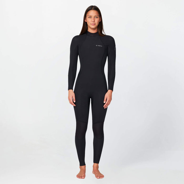 Women's Bahia 3/2mm Steamer Back Zip - Black