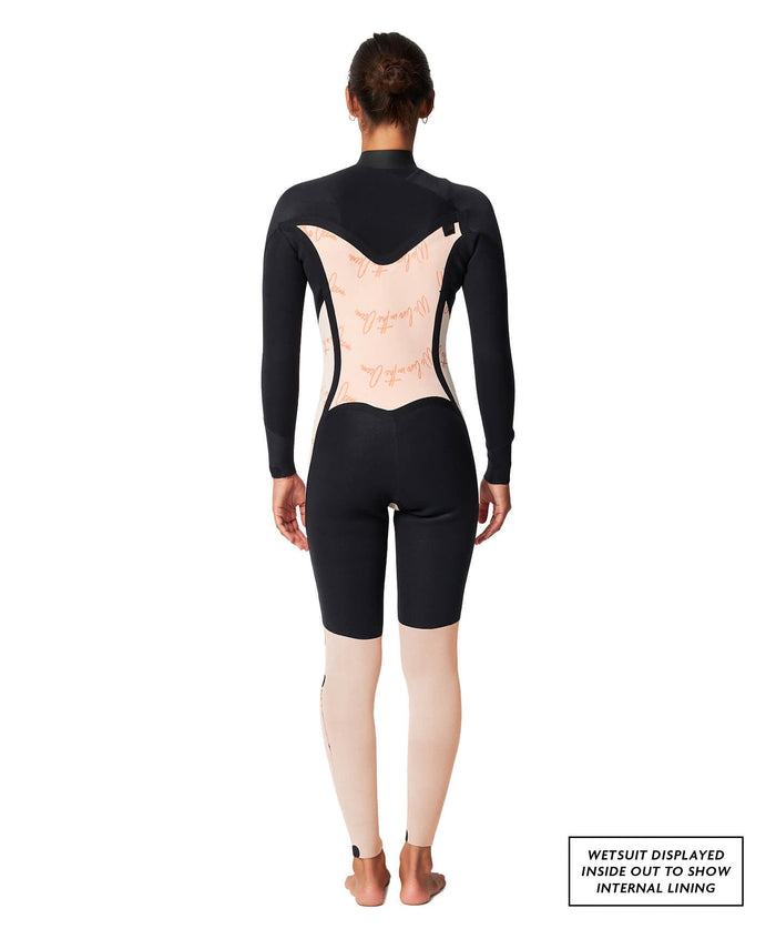 Women's Bahia 3/2mm Steamer Back Zip - Black