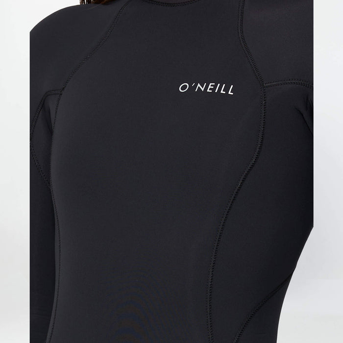 Women's Bahia 3/2mm Steamer Back Zip - Black