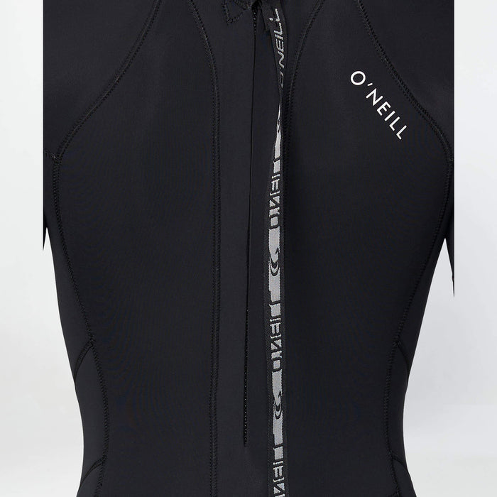 Women's Bahia 3/2mm Steamer Back Zip - Black