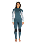 Women's Bahia 3/2mm Steamer Chest Zip - Salina Shade