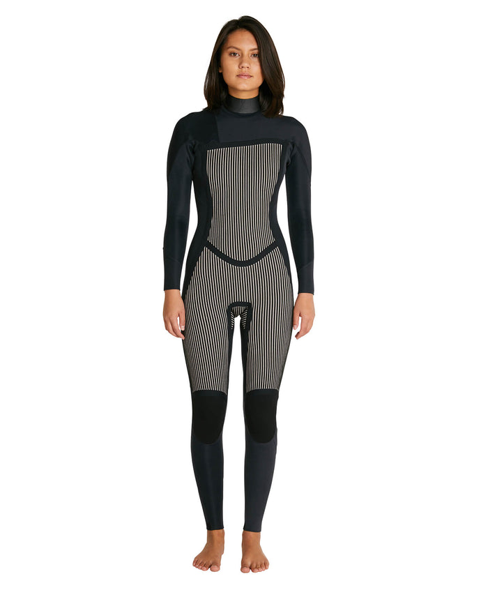 Women's Bahia 3/2mm Steamer Chest Zip - Salina Shade