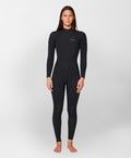 Women's Bahia 4/3mm Steamer Back Zip - Black