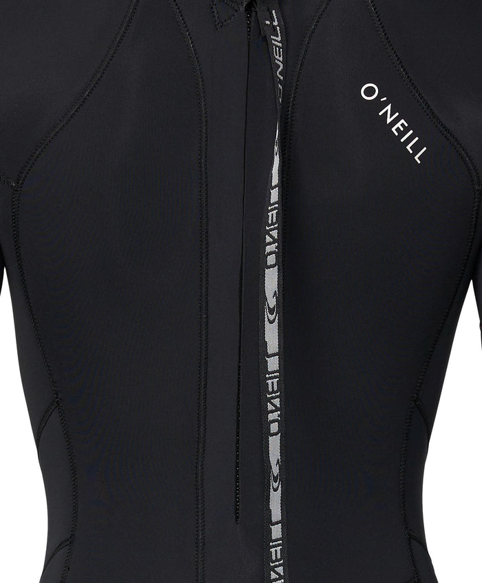 Women's Bahia 4/3mm Steamer Back Zip - Black