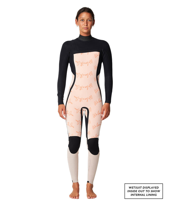Women's Bahia 4/3mm Steamer Back Zip - Black