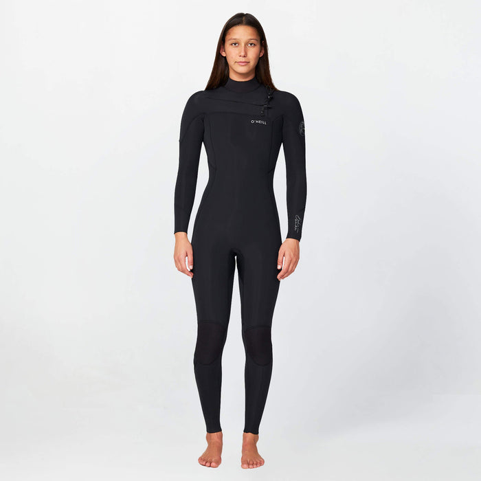 Women's Bahia 4/3mm Steamer Chest Zip - Black