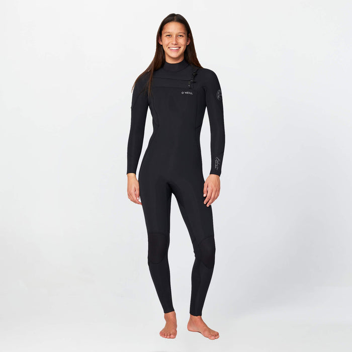 Women's Bahia 4/3mm Steamer Chest Zip - Black