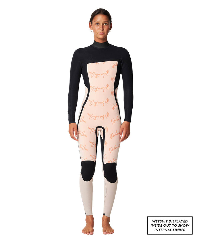 Women's Bahia 4/3mm Steamer Chest Zip - Black