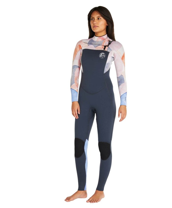 Women's Bahia 4/3mm Steamer Chest Zip - Desert Bloom