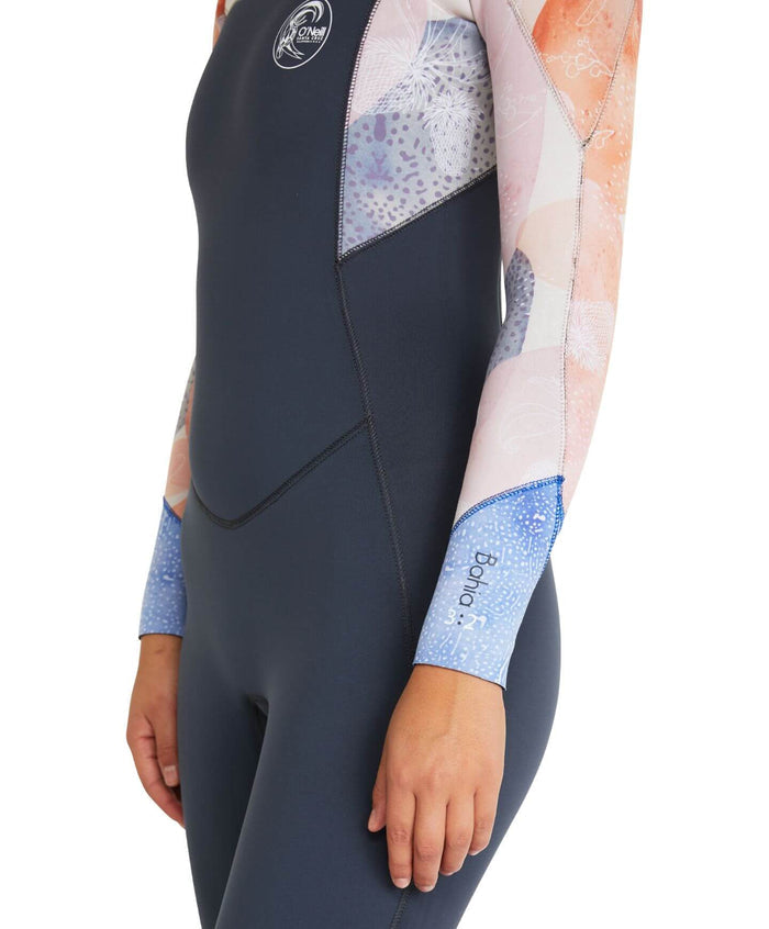 Women's Bahia 4/3mm Steamer Chest Zip - Desert Bloom