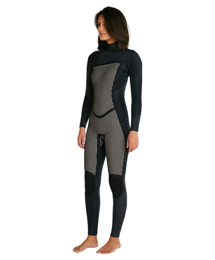 Women's Bahia 4/3mm Steamer Chest Zip - Desert Bloom