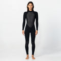 Women's Factor 3/2mm Steamer Back Zip - Black