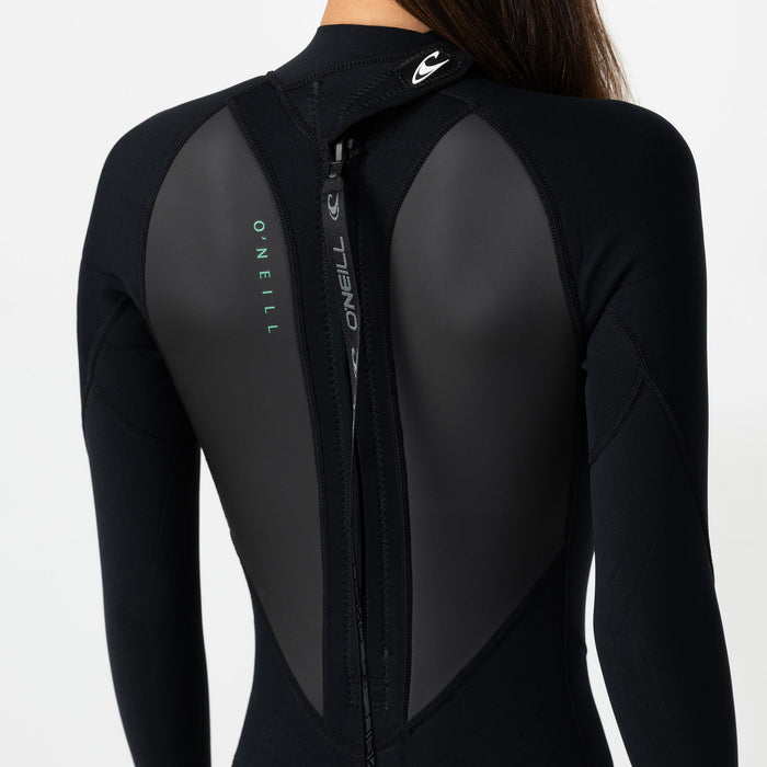 Women's Factor 3/2mm Steamer Back Zip - Black