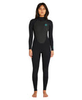 Women's Focus Sealed 3/2mm Steamer Back Zip - Black