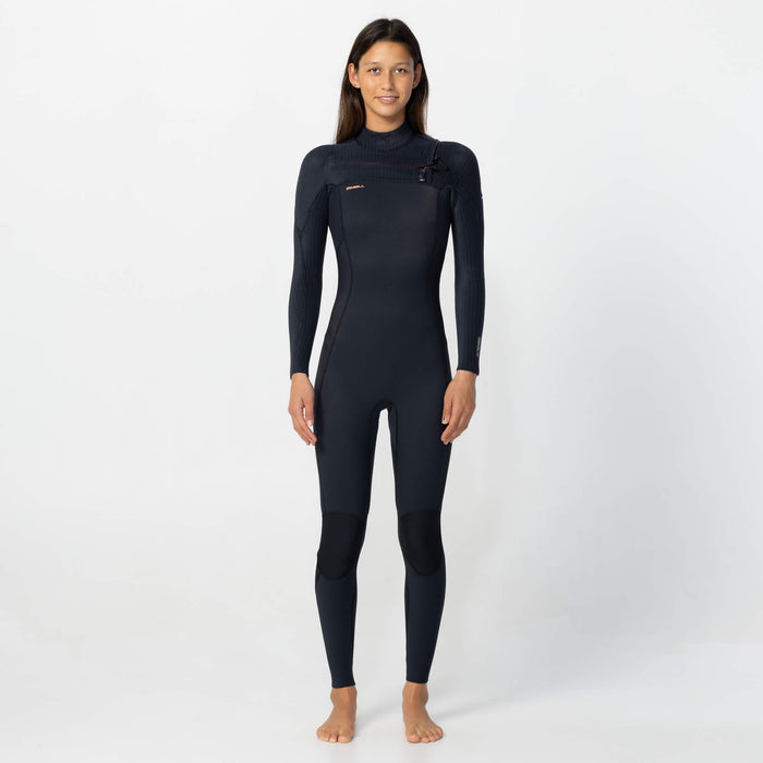 Women's HyperFire 3/2mm Steamer Chest Zip - Black