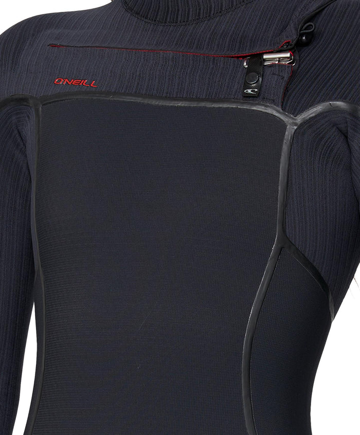 Women's HyperFire X 4/3mm Steamer Chest Zip - Black