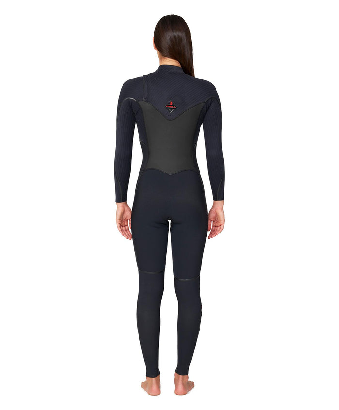 Women's HyperFire X 4/3mm Steamer Chest Zip - Black