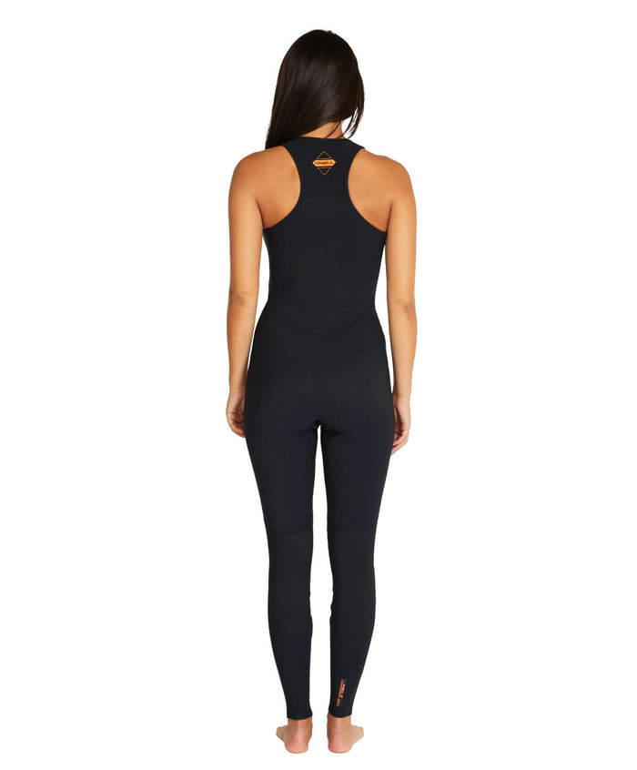 Women's HyperFreak 2mm Long Jane Spring Suit Front Zip - Black